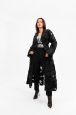 ⁦Classic Black trench⁩ - الصورة ⁦2⁩