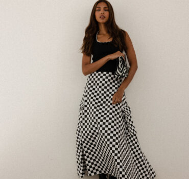 Chekered Skirt