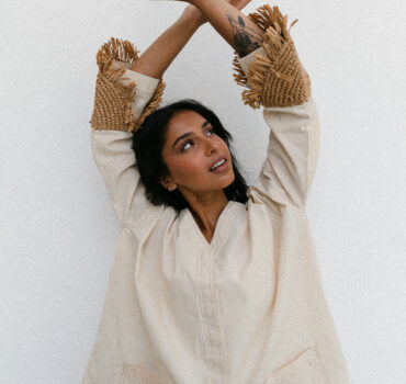 Rattan Sleeved top