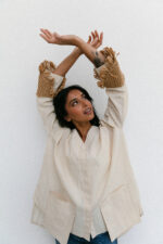 Rattan Sleeved top