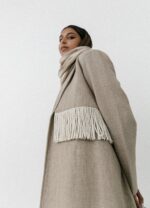 Fringe Khaish coat ( with top )