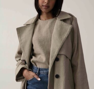 Lenin Khaish Trench Coat (with top)