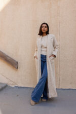 ⁦Netted Long Jacket⁩ - الصورة ⁦4⁩