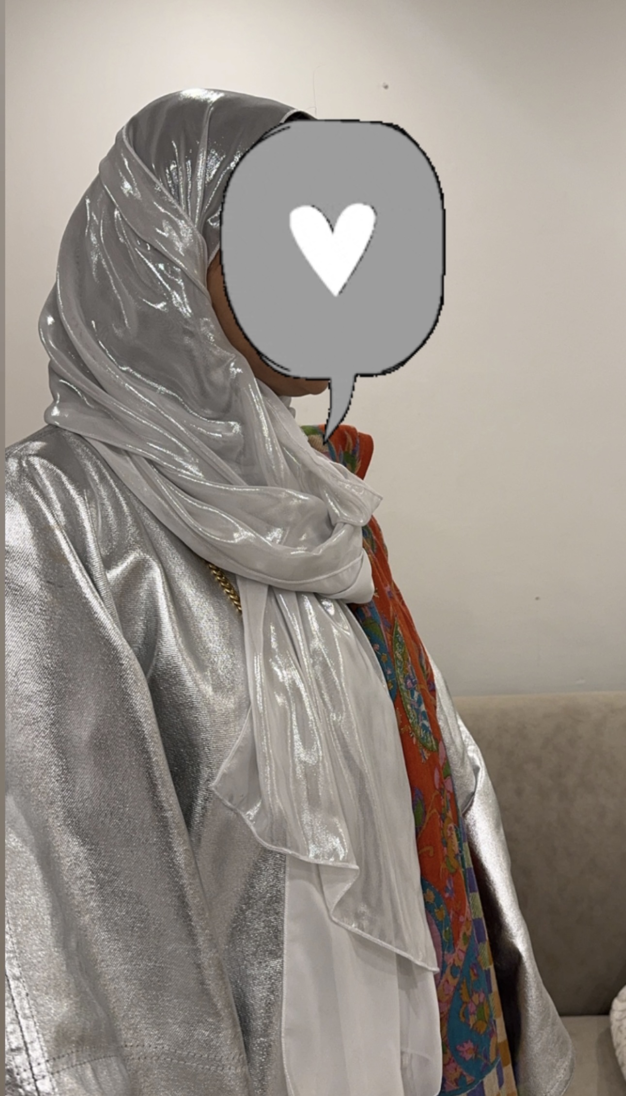 IMG_5314 Metallic Hijab - الصورة 1