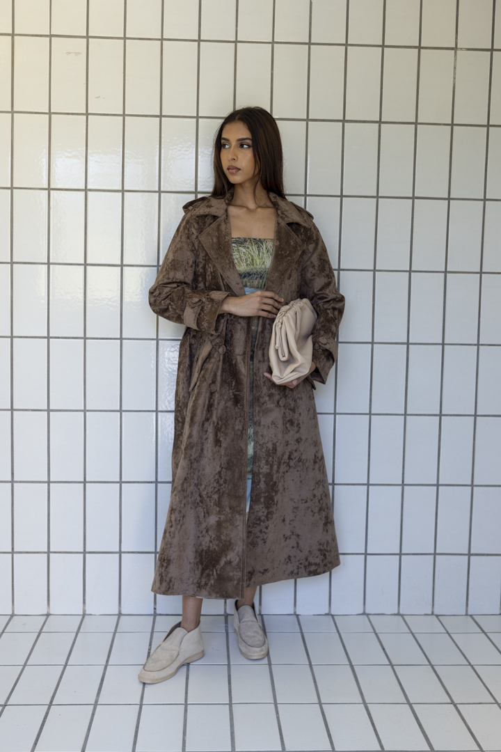0S5A0531 VELVET TRENCH - الصورة 1