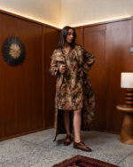 ⁦Floral Set ( Coat&Dress)⁩ - الصورة ⁦3⁩