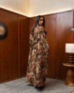 ⁦Floral Set ( Coat&Dress)⁩ - الصورة ⁦5⁩