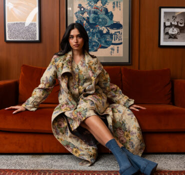 Floral Set ( Coat&Dress)