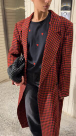 Red Plaid Coat