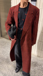 ⁦Red Plaid Coat⁩ - الصورة ⁦8⁩