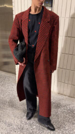 ⁦Red Plaid Coat⁩ - الصورة ⁦7⁩